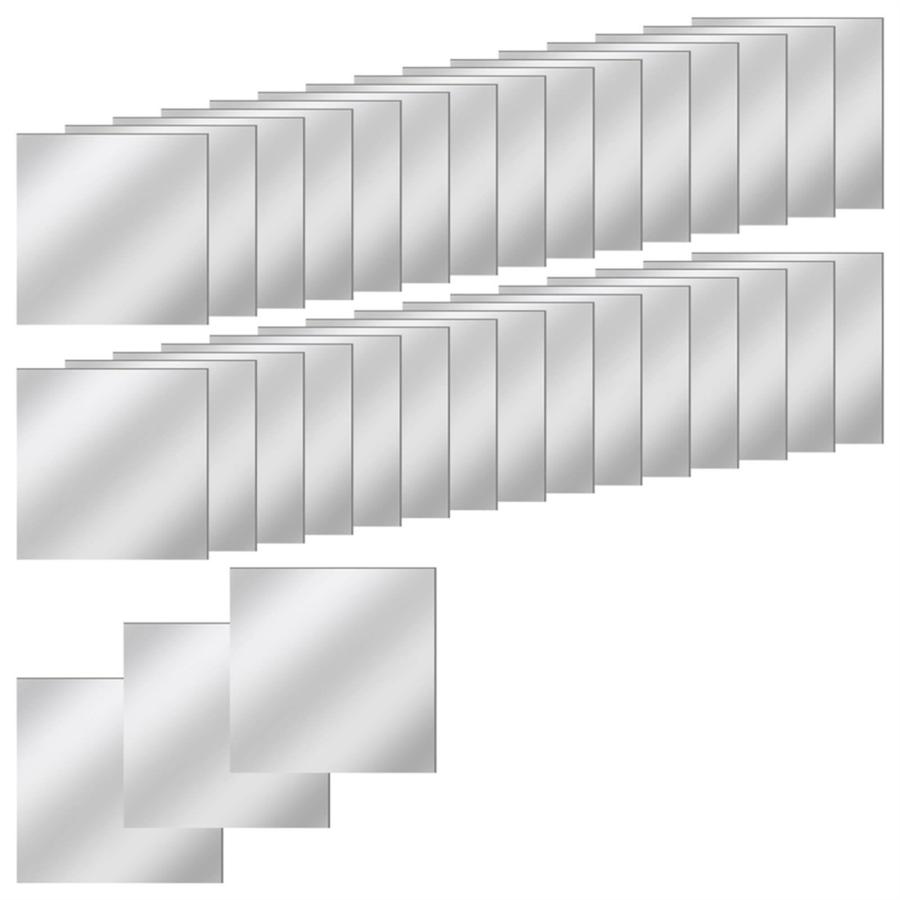 30 Pezzi Di Piastrelle Acriliche Mini A Specchio Autoadesive, 3