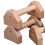 Push-Up Stand Houten Push-Up Bars Antislip Basis Oefening 3