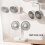 Double Sided Fan, Desktop Oscillating Dual USB Rec 4