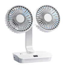 Double Sided Fan, Desktop Oscillating Dual USB Rec