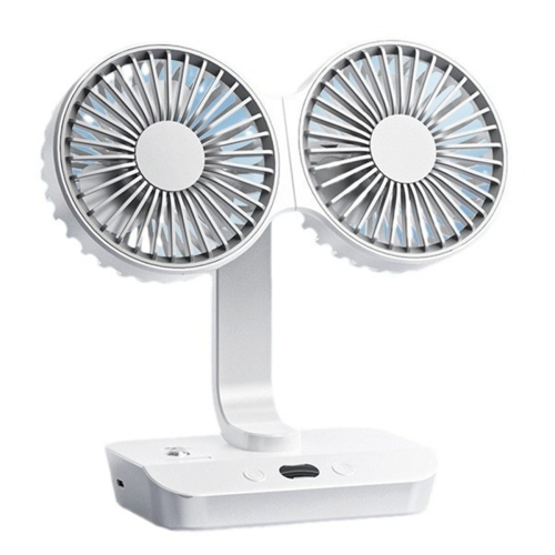 Double Sided Fan, Desktop Oscillating Dual USB Rec
