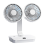Double Sided Fan, Desktop Oscillating Dual USB Rec 2