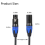 Cable divisor de micrófono XLR en Y de 1 macho a 2 hembras 3