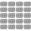 Pacote com 20 formas de alumínio para muffins com 6 xícaras - Formas para cupcakes, 2