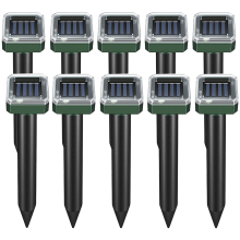 Mole Repellent Squirrel 10 Pack Ultrasonic Snake R