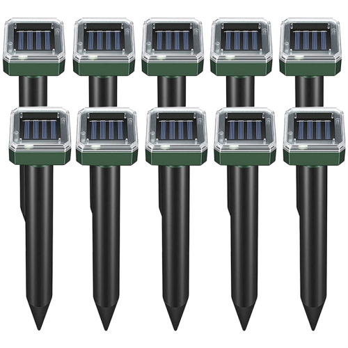 Mole Repellent Squirrel 10 Pack Ultrasonic Snake R