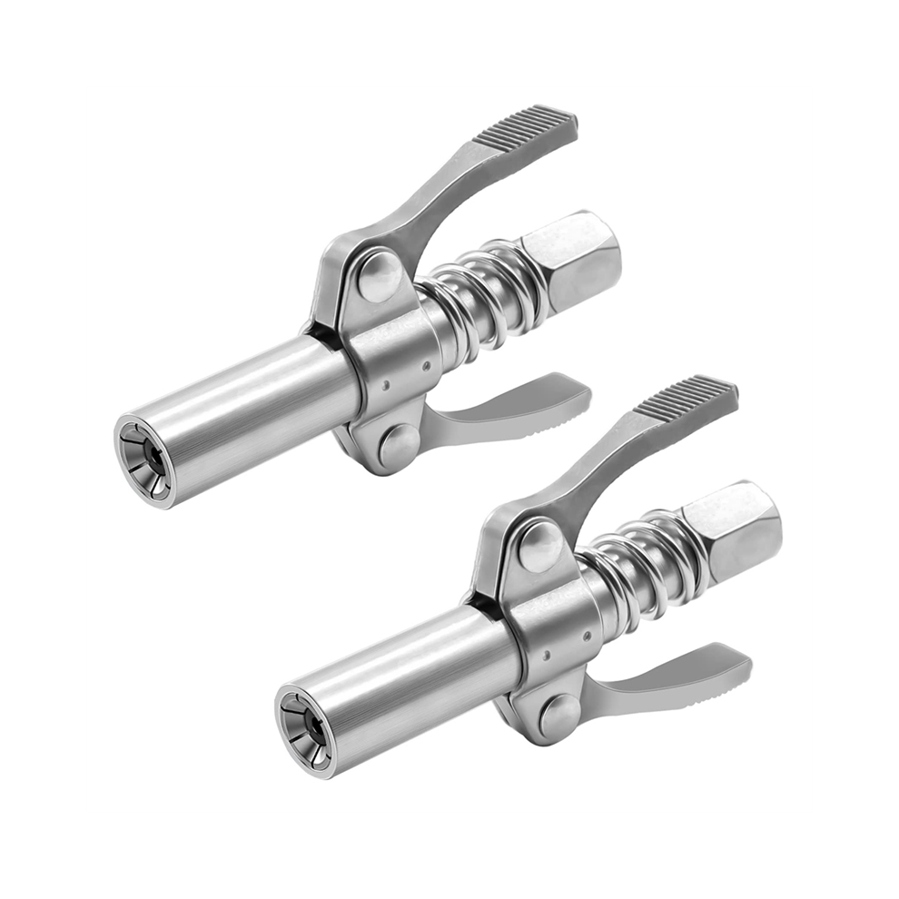2Pcs Double Handle Grease Nipple Coupler Quick Loc-image-OPC-PJ5T2NB-NEW