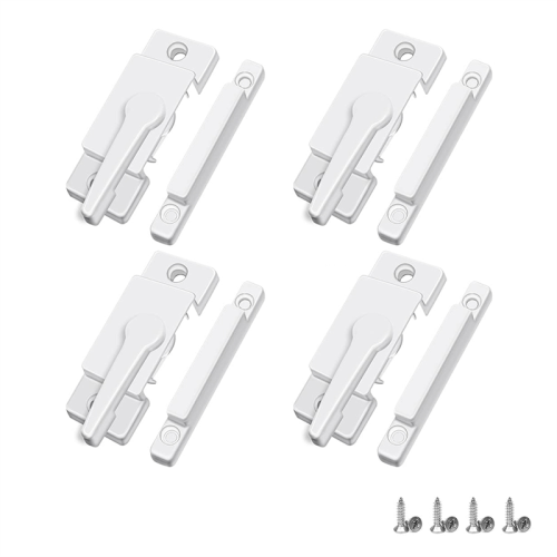 4 Pack Window Sash Locks, Latches Replacement Lock