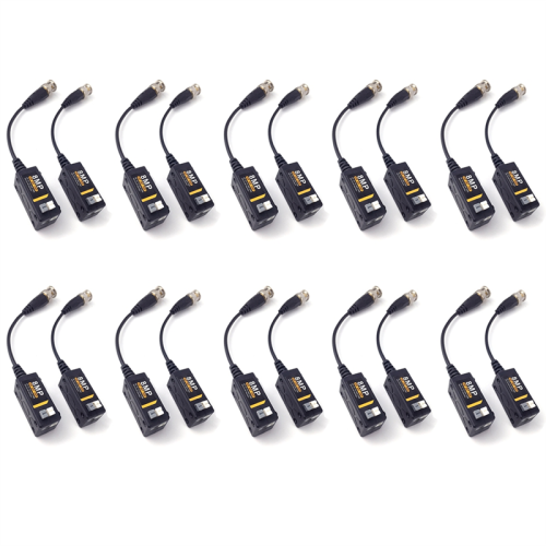 10 par HD BNC videobalun 8 MP 1080p 720p transceiver 1