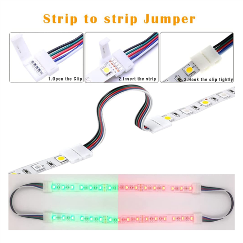 5 Pin LED Strip Connector Kit, for 12Mm RGBW Conne 2