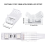 Câble d'extension RVB de 10 m, 4 broches, 10 mm 6
