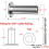70 Pack Stainless Steel Protector Sleeves for 1/8I 5