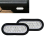2Pcs 6 Inch Oval White 22 LED Truck Reverse Tail L 5