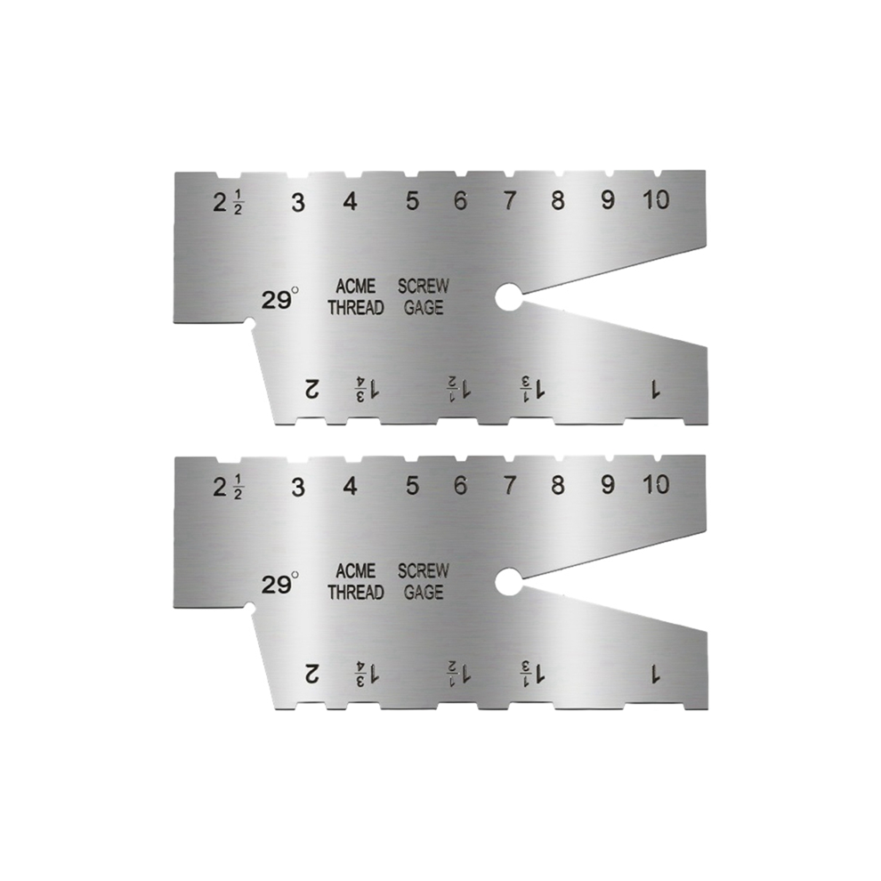 Medidor De Muestra De áNgulo En T Tr 29, Paquete De 2, Calibre De Rosca De Tornillo-image