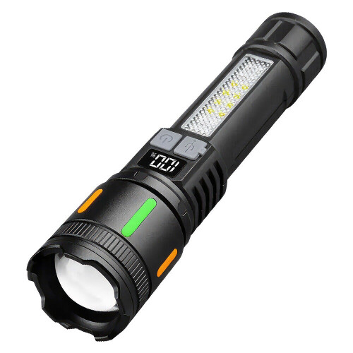 990000 Lumen LED Flashlight Battery Powered Rechargeable Cob Side Light Torch 1