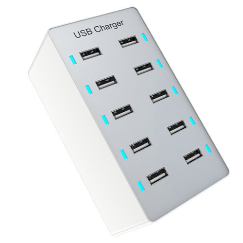 50W USB Multiport Charger Fast Charge Hub 10 Port 2