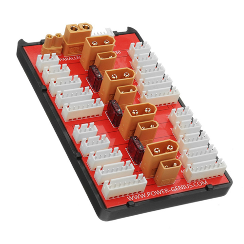 Placa de carregamento paralelo 2 em 1 XT30 XT60 + cabo XT60 2