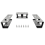 3 Pieces of Off-Stage Laptop Bracket, Under-Table 1