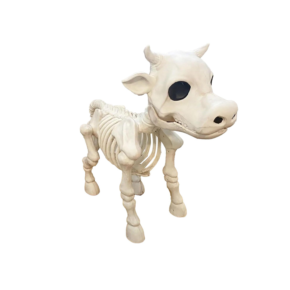 Estatua Decorativa De Esqueleto De Vaca Para Halloween-image