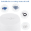 200 Sheets Kiln Microwave Papers, Ceramic Fiber Pa 5