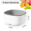 Cesto elétrico para lavar vegetais Cozinha Multi-Fu 8