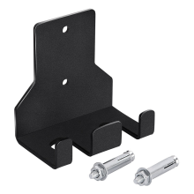 Almacenamiento de doble barra, estante colgante vertical, pared