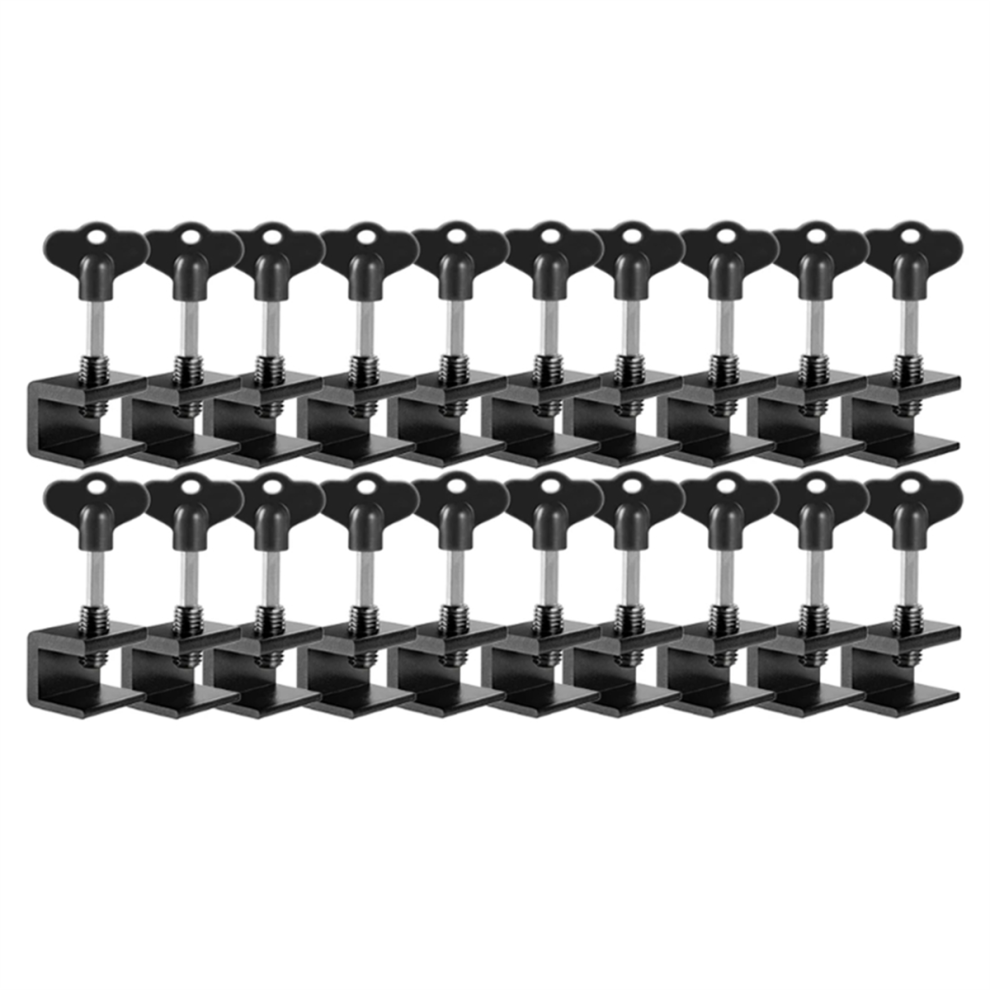 20 StüCk Einloch-TüRschlöSser Schiebeschloss Fenster S-image