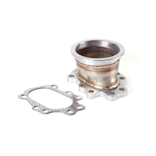 V-formet flenset nedrør til turboadapter for T25/T28