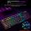 T-WOLF T20 USB Wired Gaming Keyboard with Colorful Backlit Ergonomic Mechanical Keyboard 3