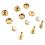 12Pcs Small Button Trumpet Piston Buckle Brass Por 5