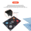 Basketball Training Mat Non-Slip Foldable Dribble 8