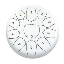 6 Inch 11 Tone Steel Tongue Drum Hand Pan Drumstic