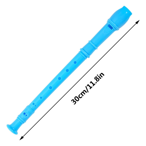 12 Pack 8 Hole Soprano Recorders Descant Flute wit 2