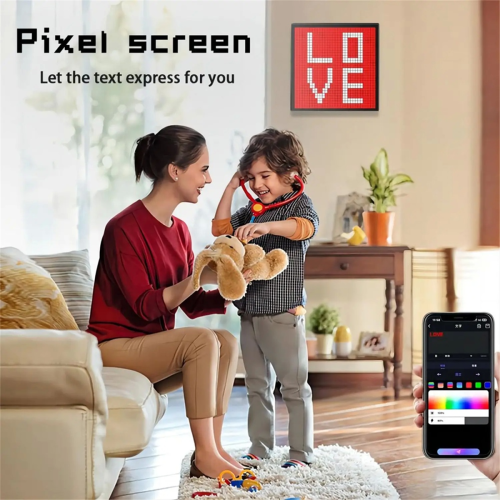 LED Pixel – Appstyrd display via mobiltelefon, 3232, programmerbar 2