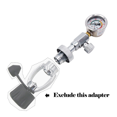 DIN Luchttank Drukmeter met 400 bar schaal 2