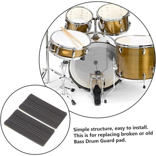 Cuscinetto in gomma antiscivolo per grancassa Jazz Pedal Guards Ki