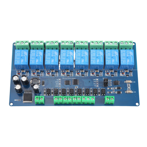 12 V 16-kanaals relaismodule met optokoppelaarbescherming laag niveau trigger