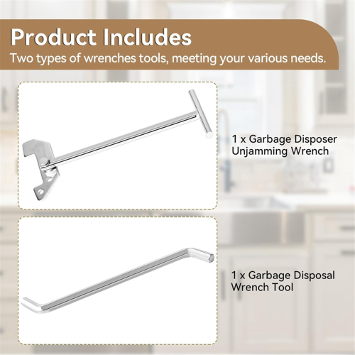 Garbage Disposer Unjamming Wrench, Disposal Wrench 2