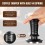 Set pressino per espresso da 51 mm e mescolatore, caffè con 3