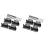8 PCS Solar Panel Mounting Brackets Black Aluminum 1