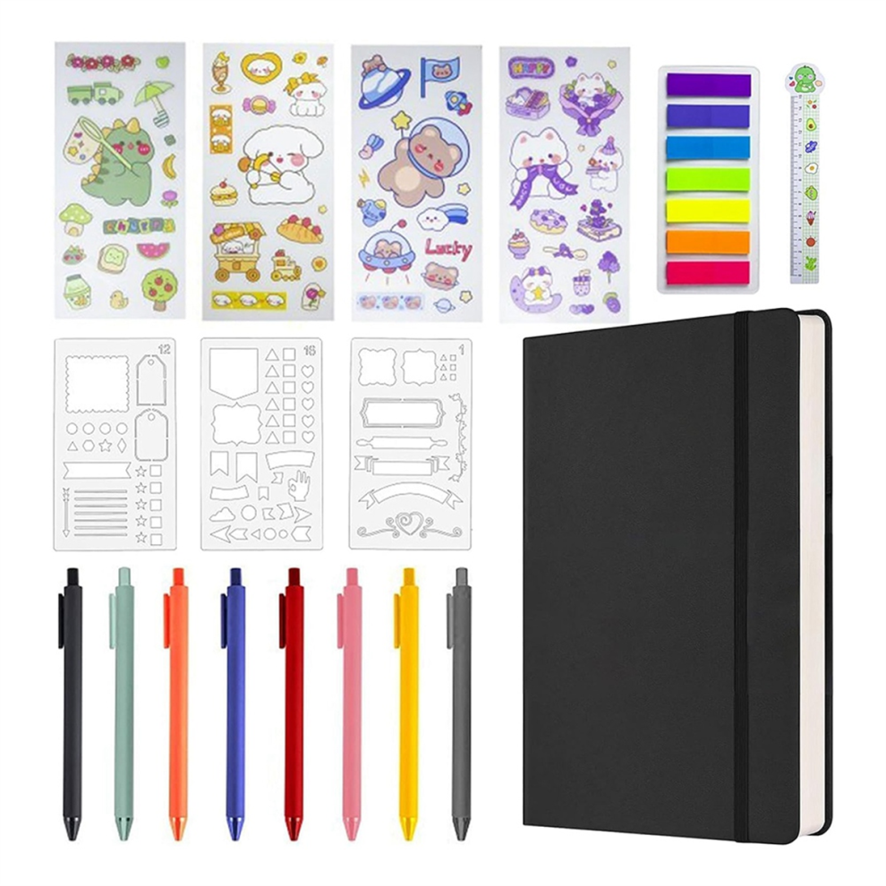 Hardcover Notebook Set,Supplies Planner Daily Stat-image-OPC-PJ5TB9N-NEW