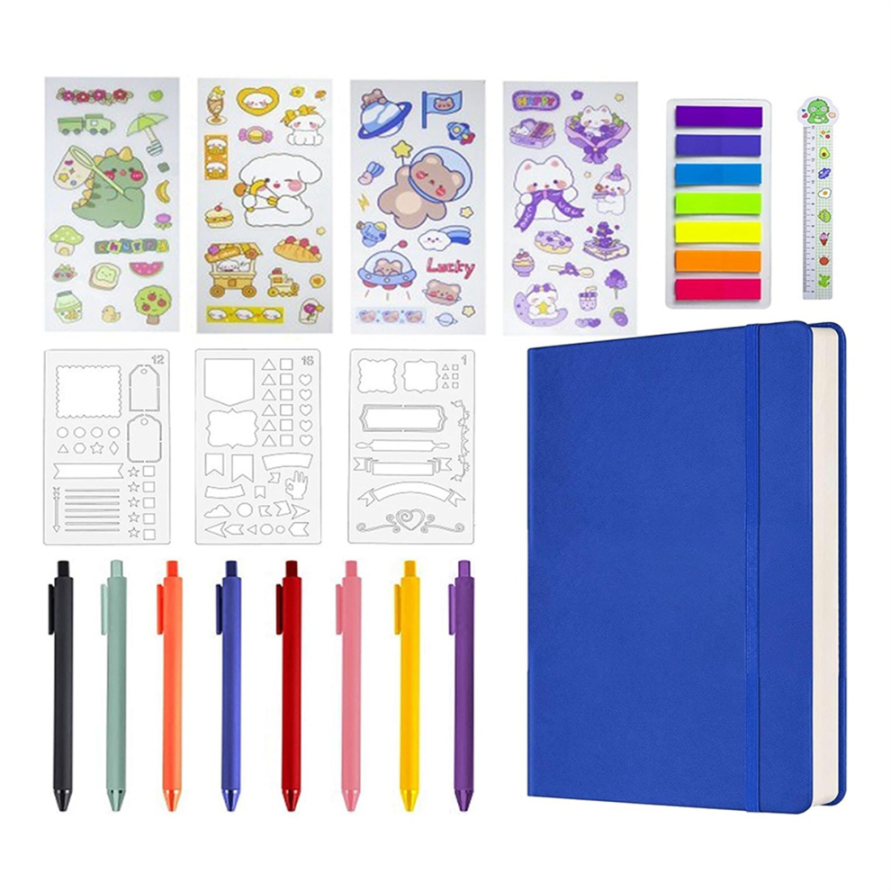 Hardcover Notebook Set,Supplies Planner Daily Stat-image-OPC-PJ5TBGX-NEW