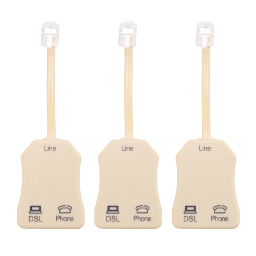 3 pezzi DSL Filtro Splitter per linea telefonica Jack In-Li 1