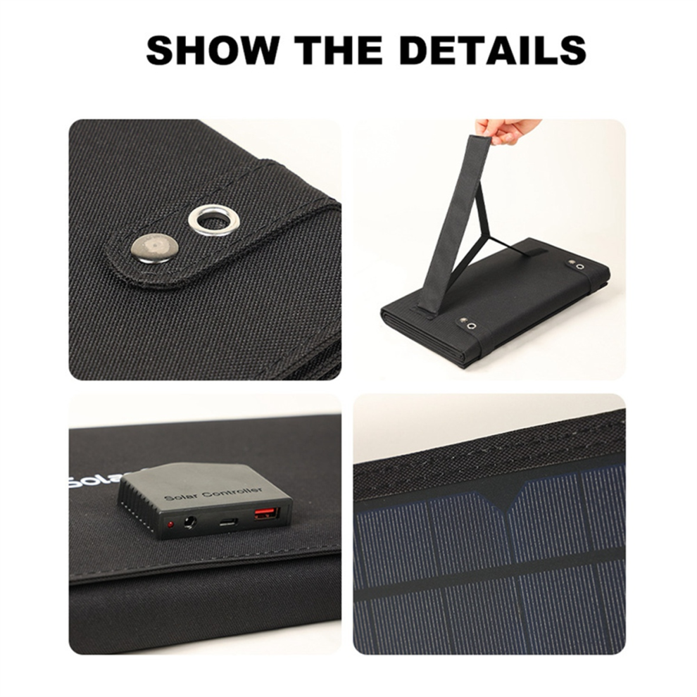 60W 18V Folding Solar Panel Charger Power Generato 4851430299948