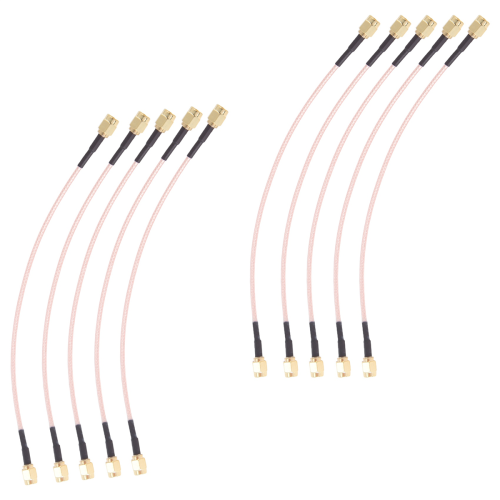 10 peças RG316 SMA plugue macho para conector RF pigtail 2