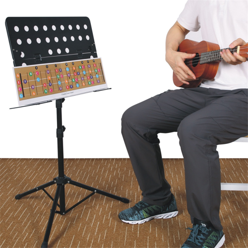 Διάγραμμα σημειώσεων για ταστιέρα κιθάρας Ukulele Μάθετε να παίζετε 2