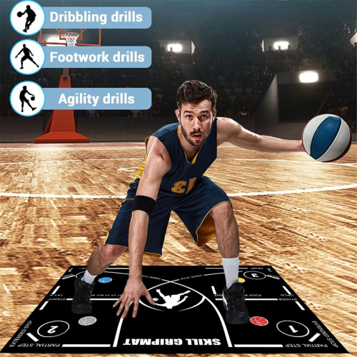 Basketbal Voetstapmat - Draagbare Wendbaarheidstraining 2