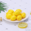 Modelo de fruta simulada, adereços de simulação falsos, limão 3