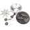 Resonator-koner Lydhullskjermer haleplate-spider 3