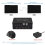 4K 60 Hz - Compatibil USB KVM selector cu 4 intrări 6